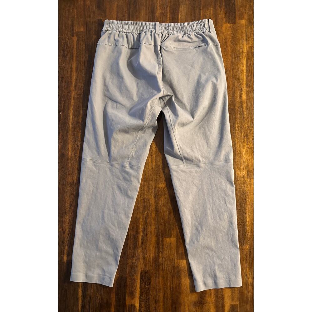 Lululemon Men's 36 x 29 Pant Shadow Lite Oxford Chino Cotton Blend Light Blue - Picture 4 of 13